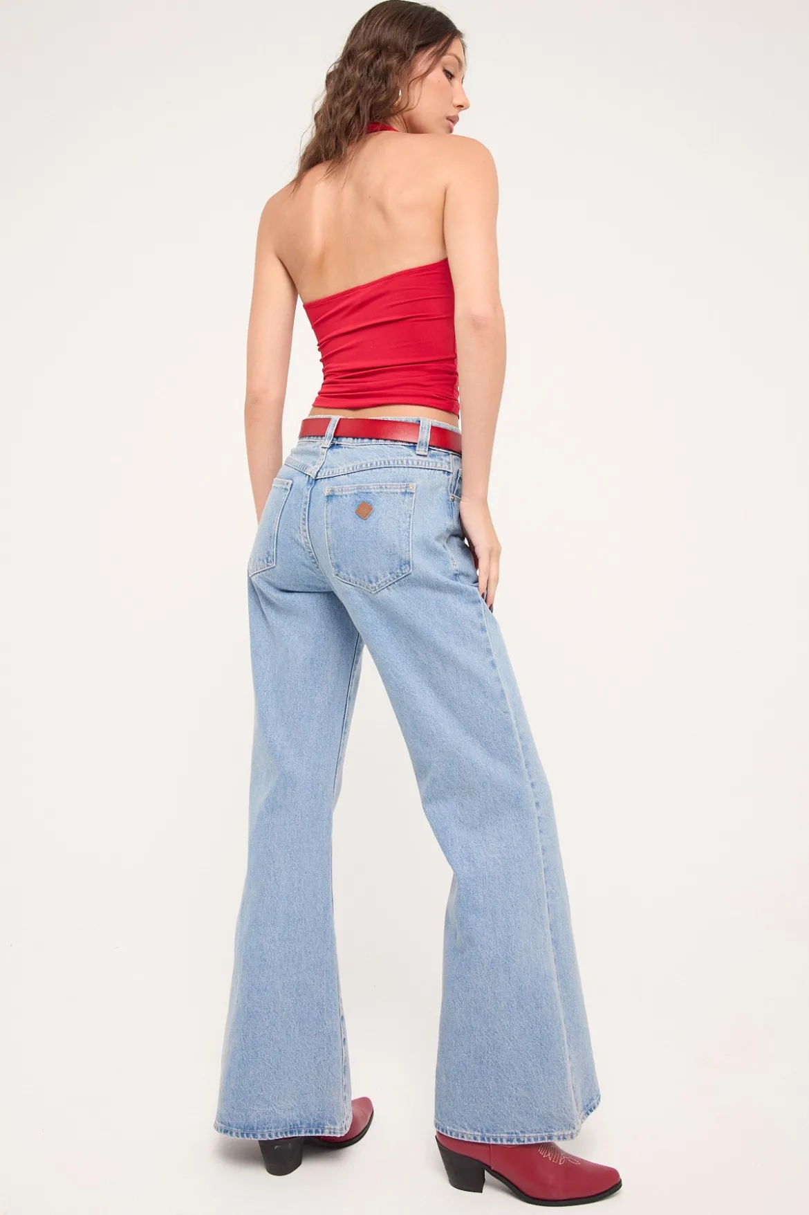 99 Baggy Jean Flare Paris Blue