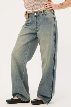 99 Baggy Jean Roxie Green/Blue
