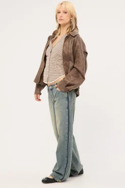 99 Baggy Jean Roxie Green/Blue