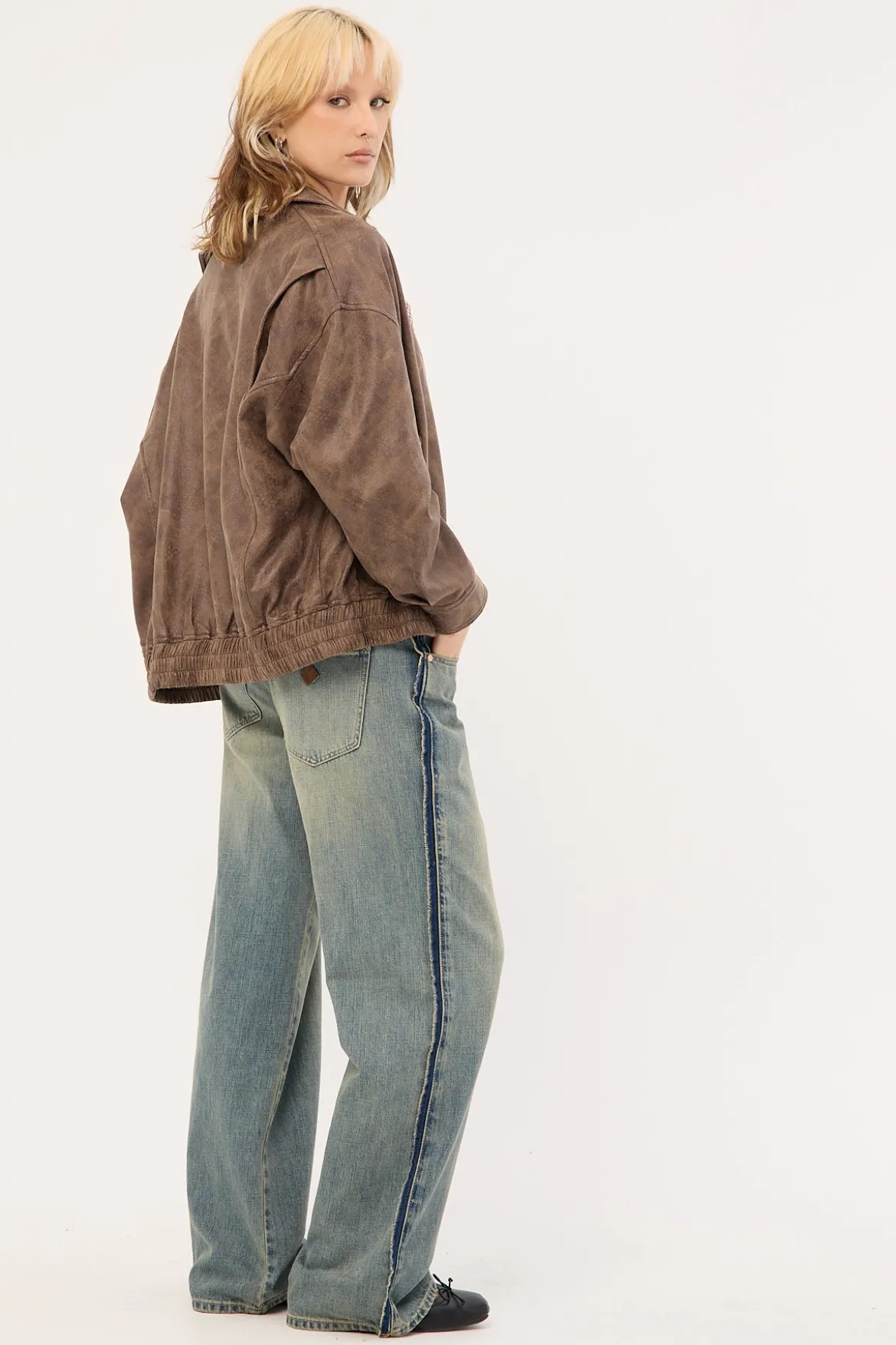 99 Baggy Jean Roxie Green/Blue