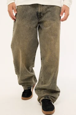 578 Baggy Long Drive Home OD Green/Brown