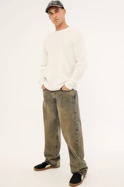 578 Baggy Long Drive Home OD Green/Brown