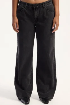 99 Baggy Low Rise Jean Heidi Black