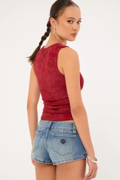 00 Denim Mini Short Shannon