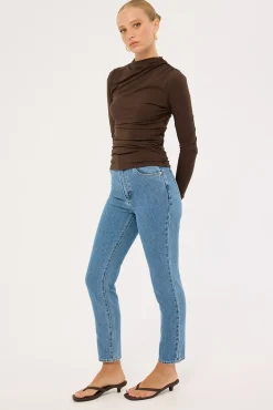 94 High Slim Jean Eva Organic Blue
