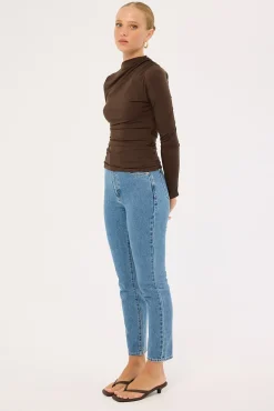 94 High Slim Jean Eva Organic Blue