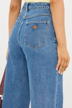 94 High Wide Petite Eva Blue Organic