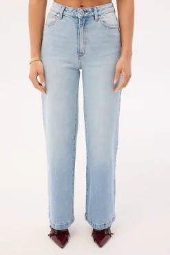 94 High Wide Petite Jean Jessie Blue