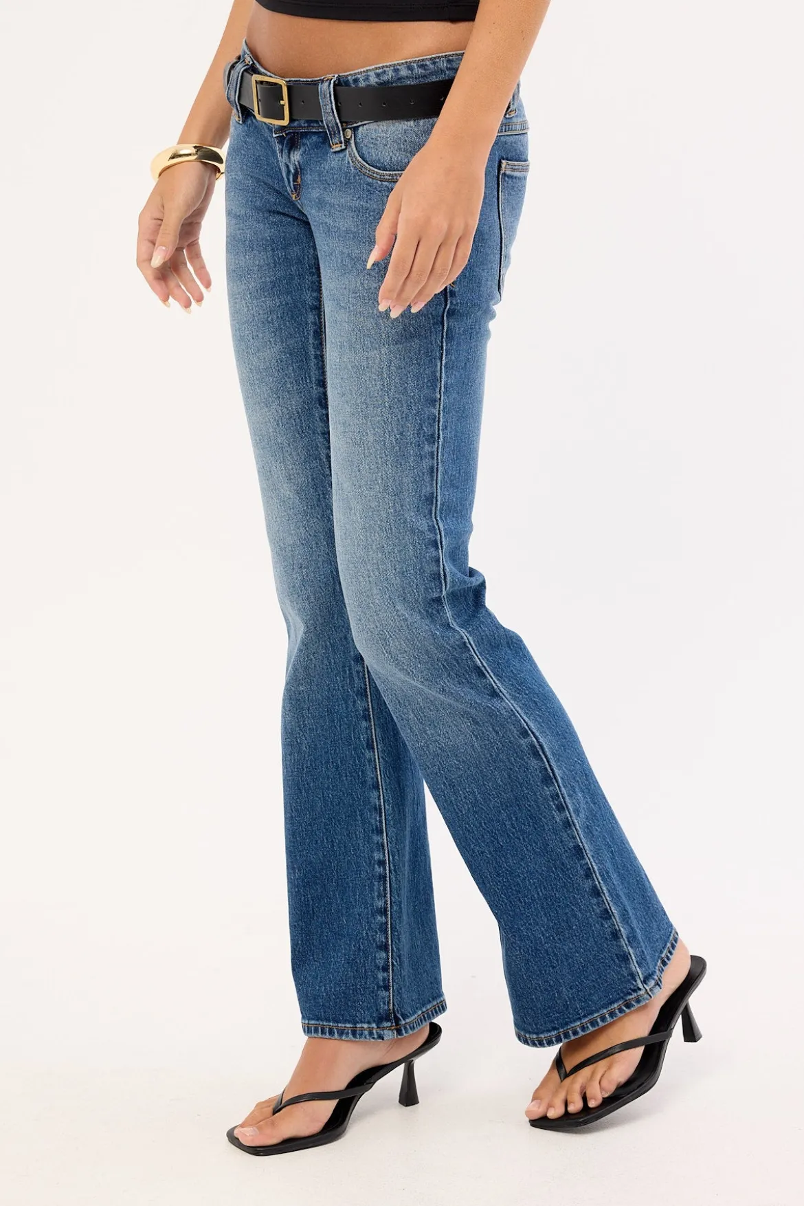 00 Kick Low Skinny Jean Bella Fade Blue