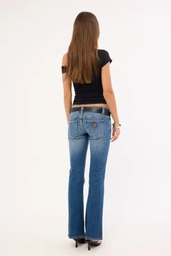 00 Kick Low Skinny Jean Bella Fade Blue