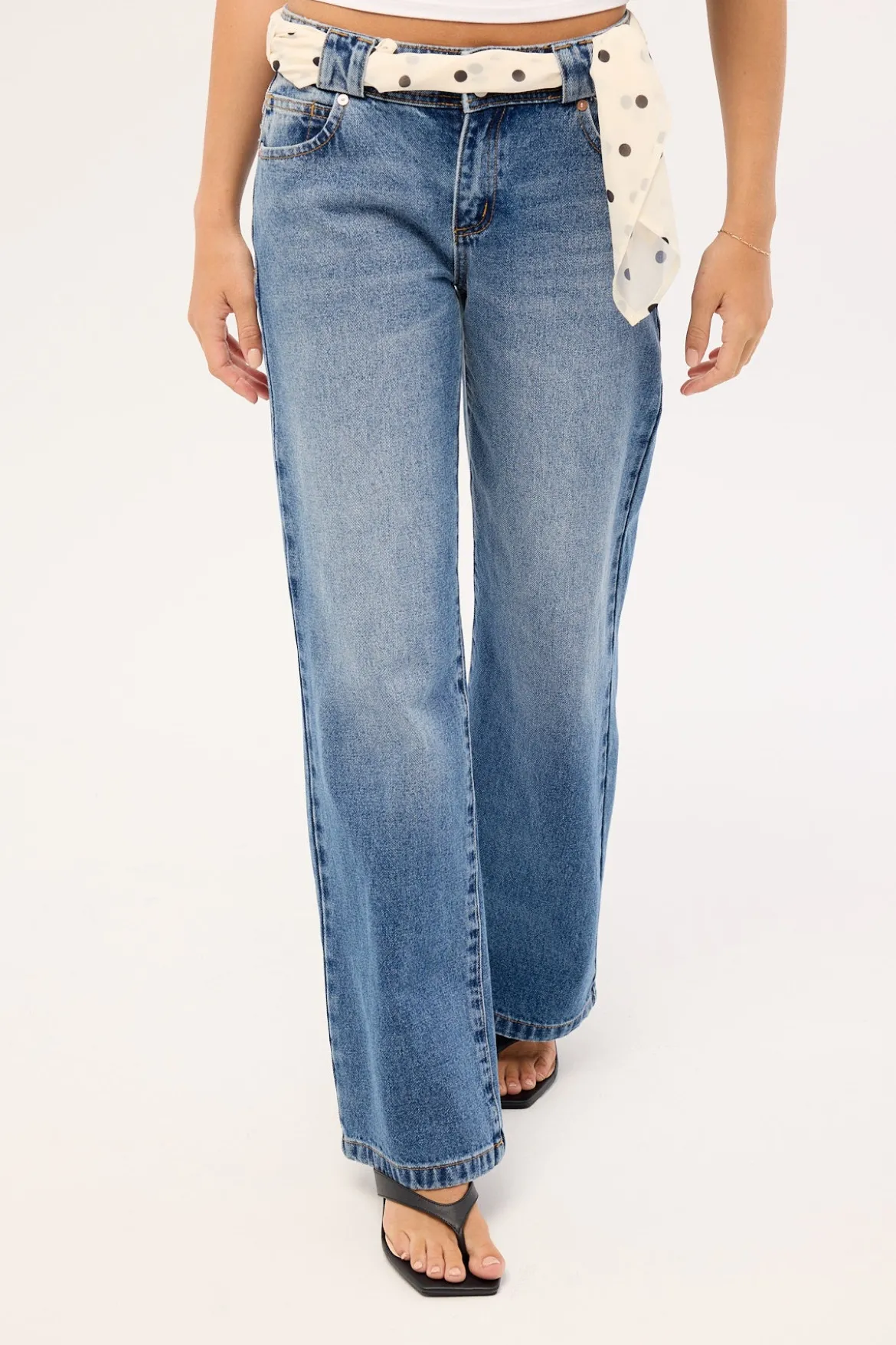 99 Low Baggy Jean Alicia Blue