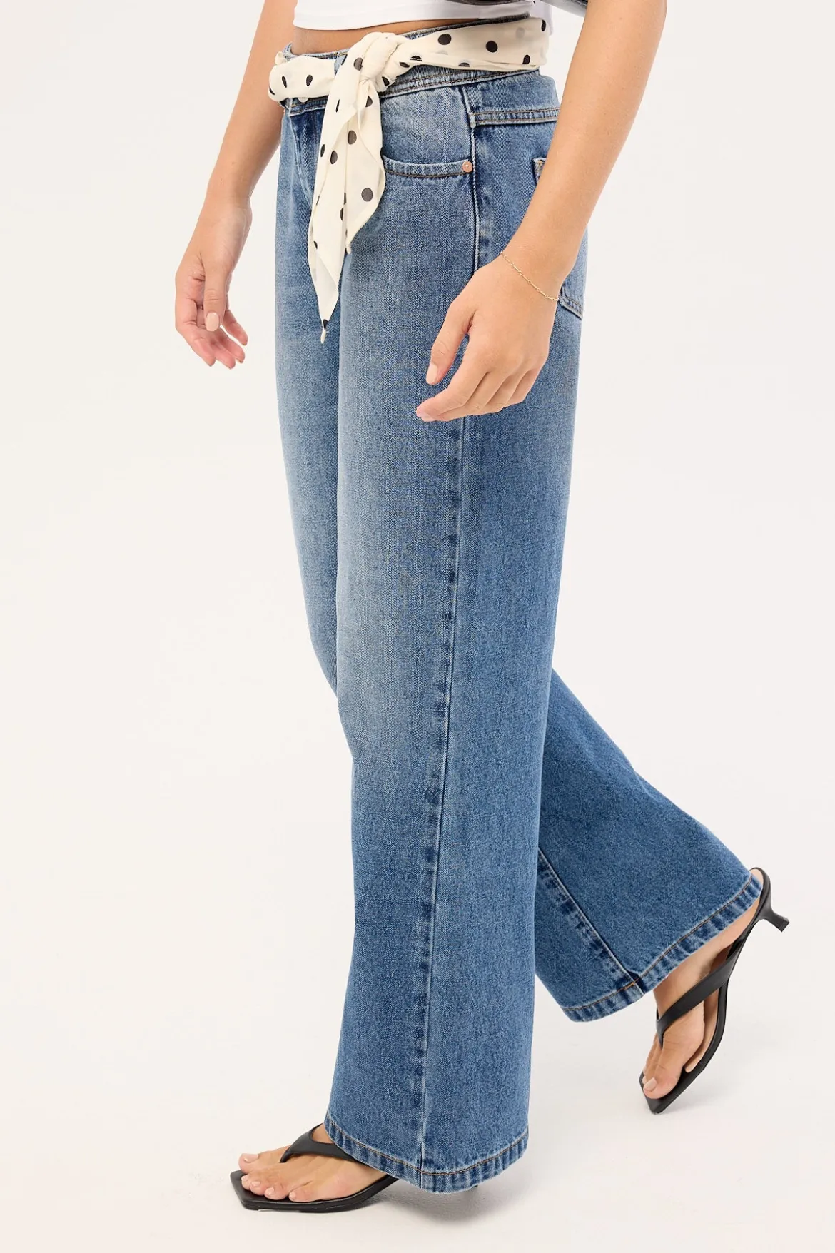 99 Low Baggy Jean Alicia Blue