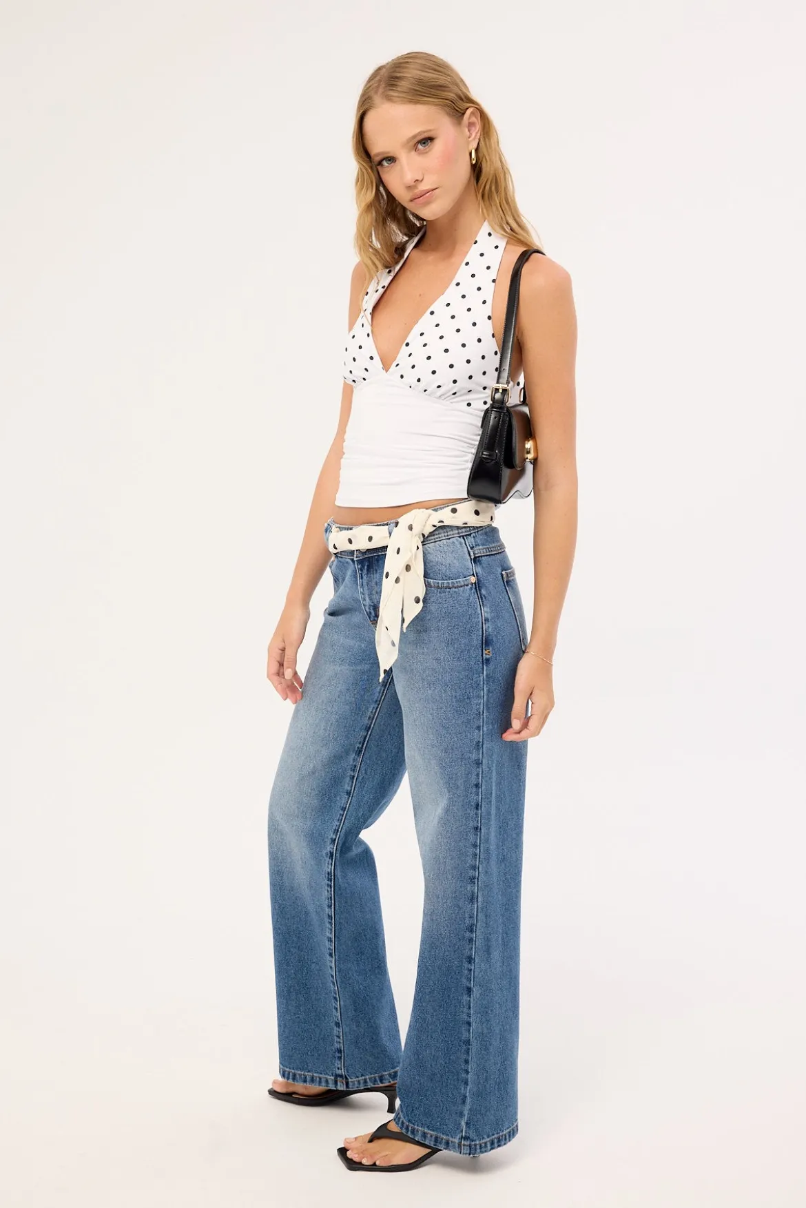 99 Low Baggy Jean Alicia Blue