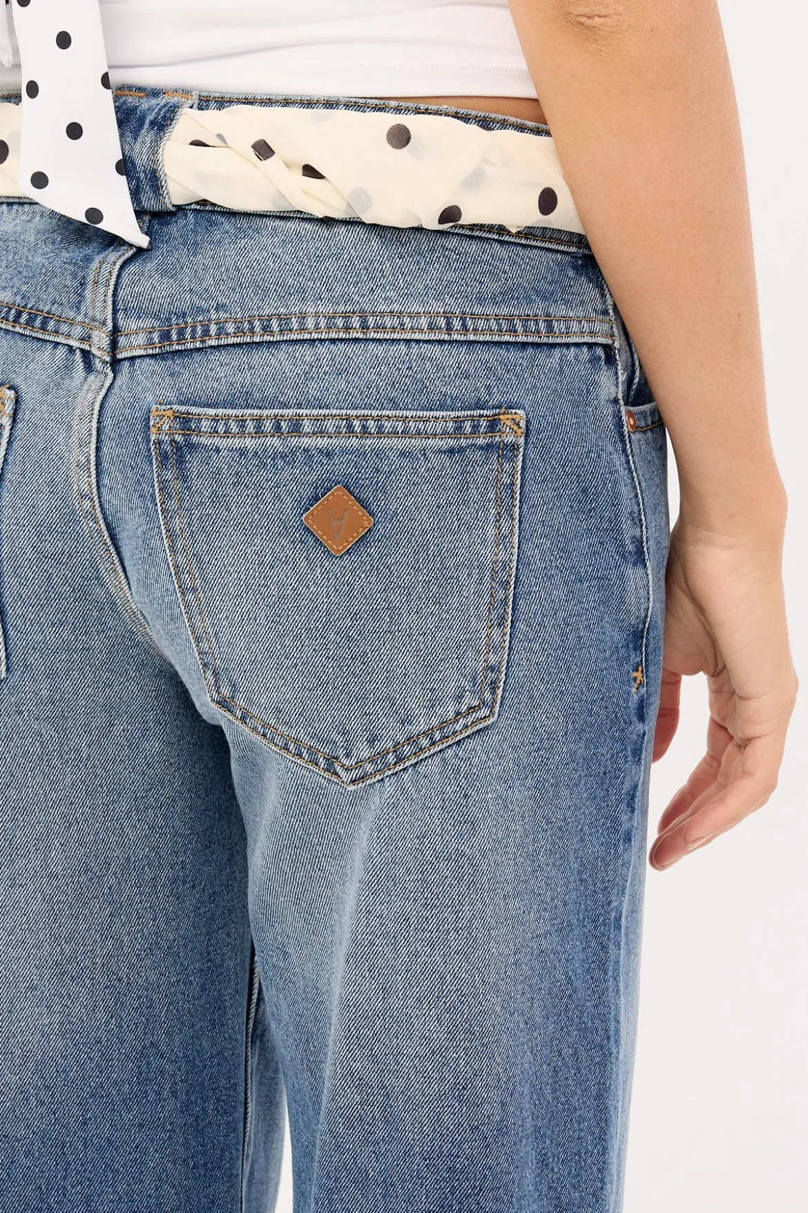 99 Low Baggy Jean Alicia Blue