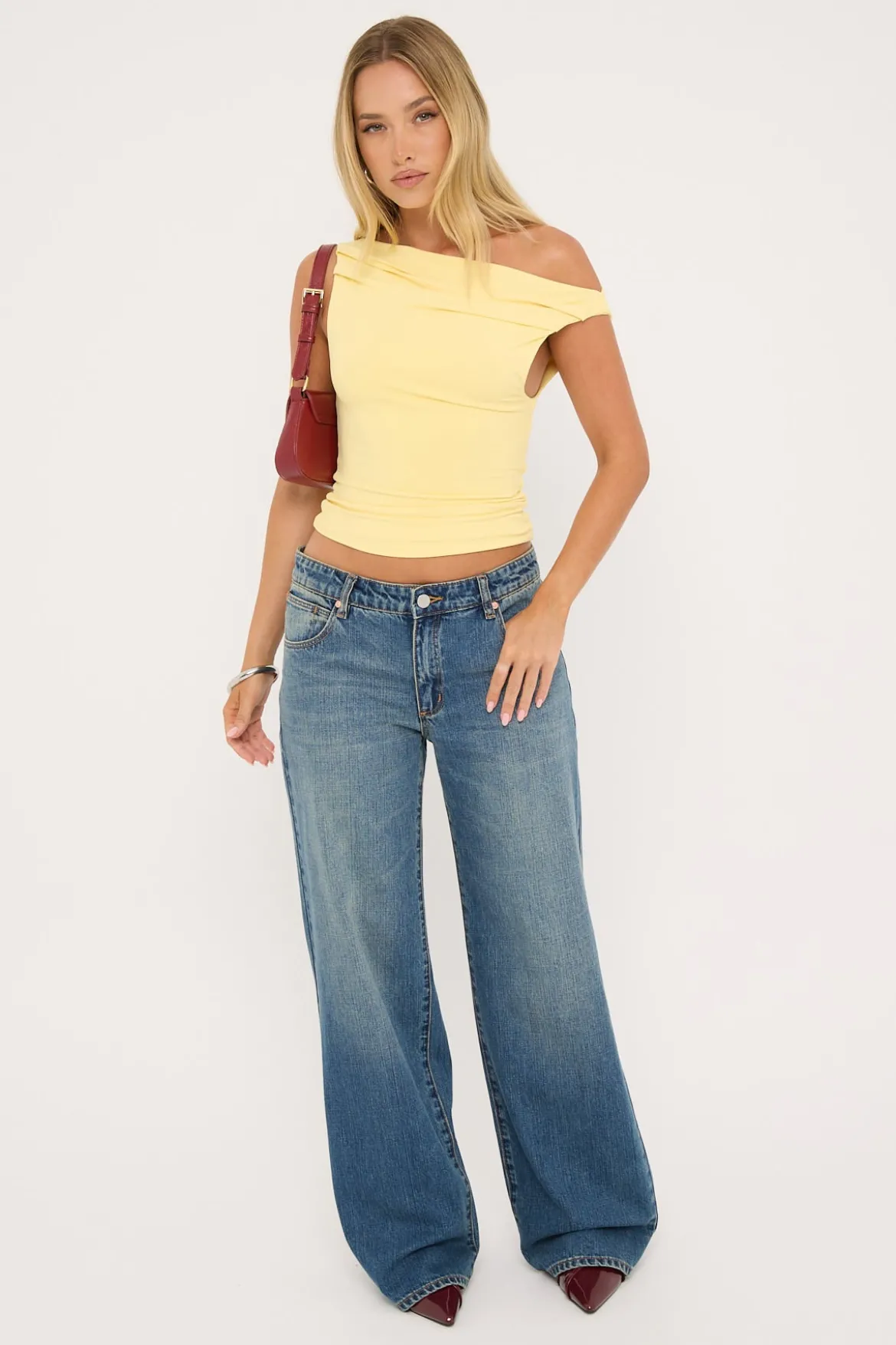99 Low Baggy Jean Petra Mid Blue