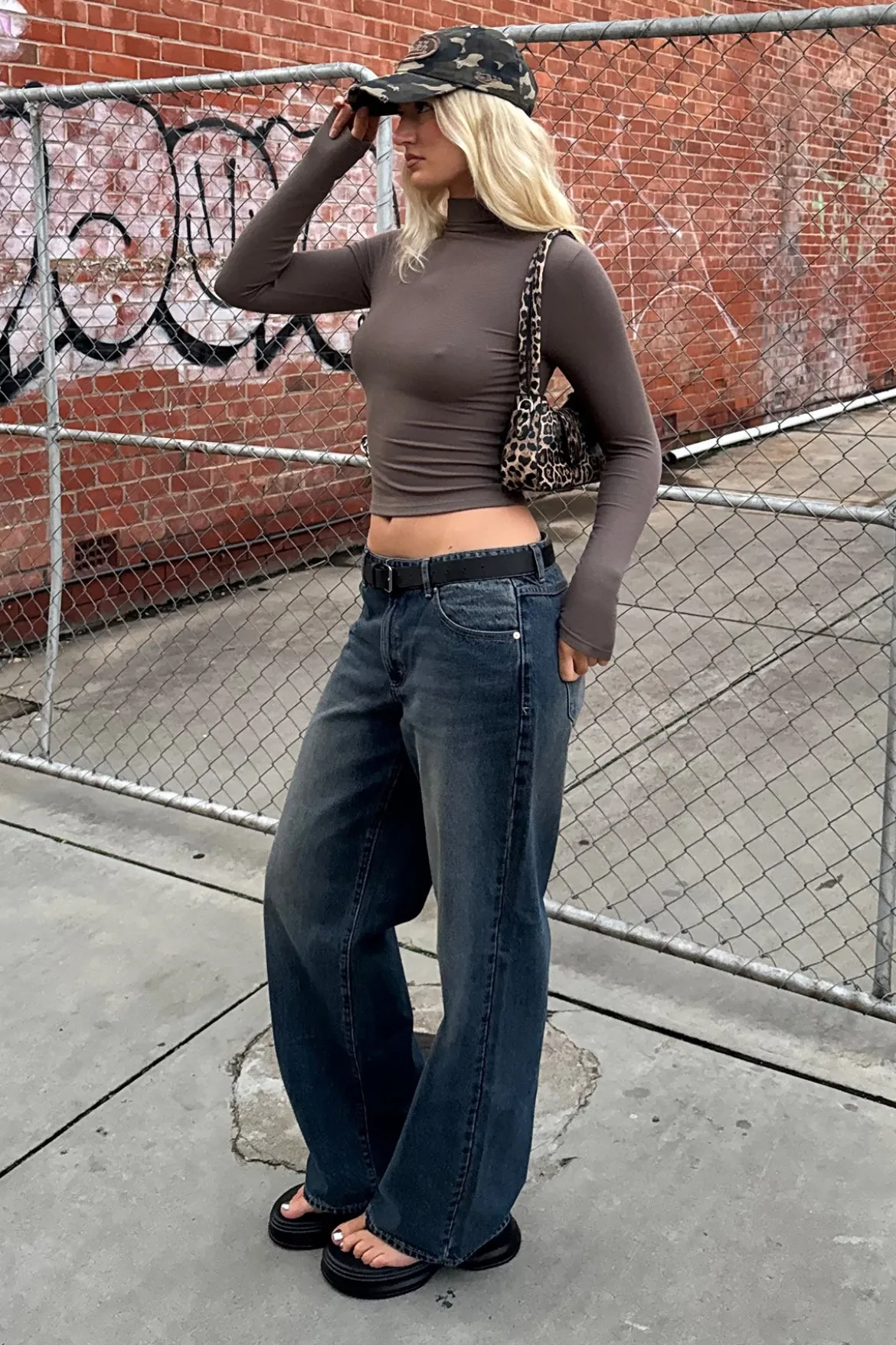 99 Low Baggy Jean Zola Green/Blue