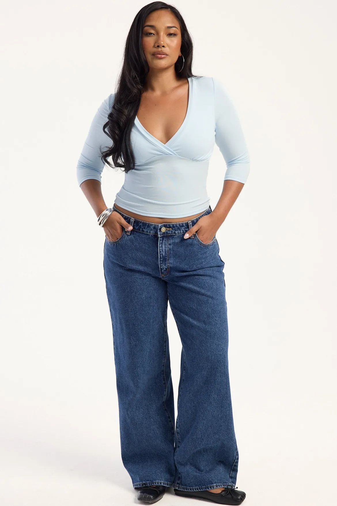 99 Low Baggy Petite Bella Indigo