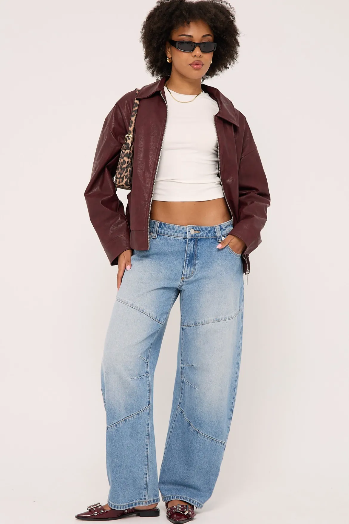 99 Low Barrel Jean Gigi Worn Blue