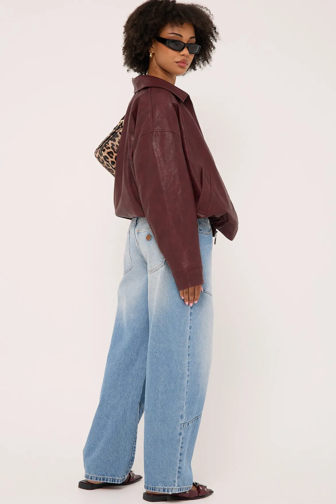 99 Low Barrel Jean Gigi Worn Blue
