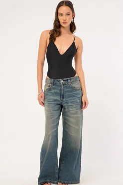 99 Low Mega Baggy Jean Lindsey Green/Blue