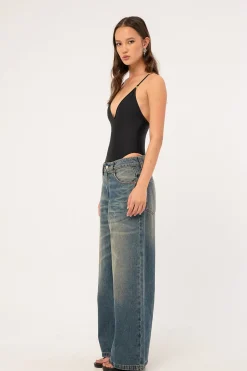 99 Low Mega Baggy Jean Lindsey Green/Blue