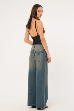99 Low Mega Baggy Jean Lindsey Green/Blue