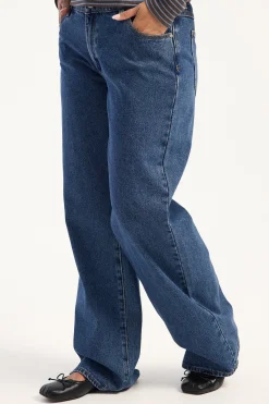 99 Low Rise Baggy Jean Bella Mid Blue