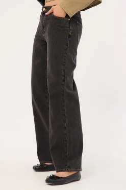 99 Low Rise Baggy Jean Cara Black Organic