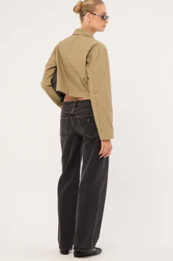 99 Low Rise Baggy Jean Cara Black Organic