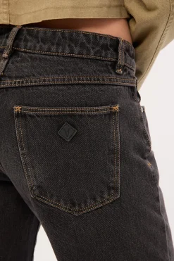 99 Low Rise Baggy Jean Cara Black Organic