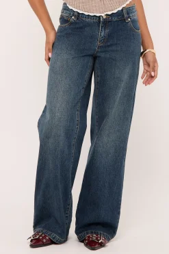 99 Low Rise Wide Jean Cory Indigo
