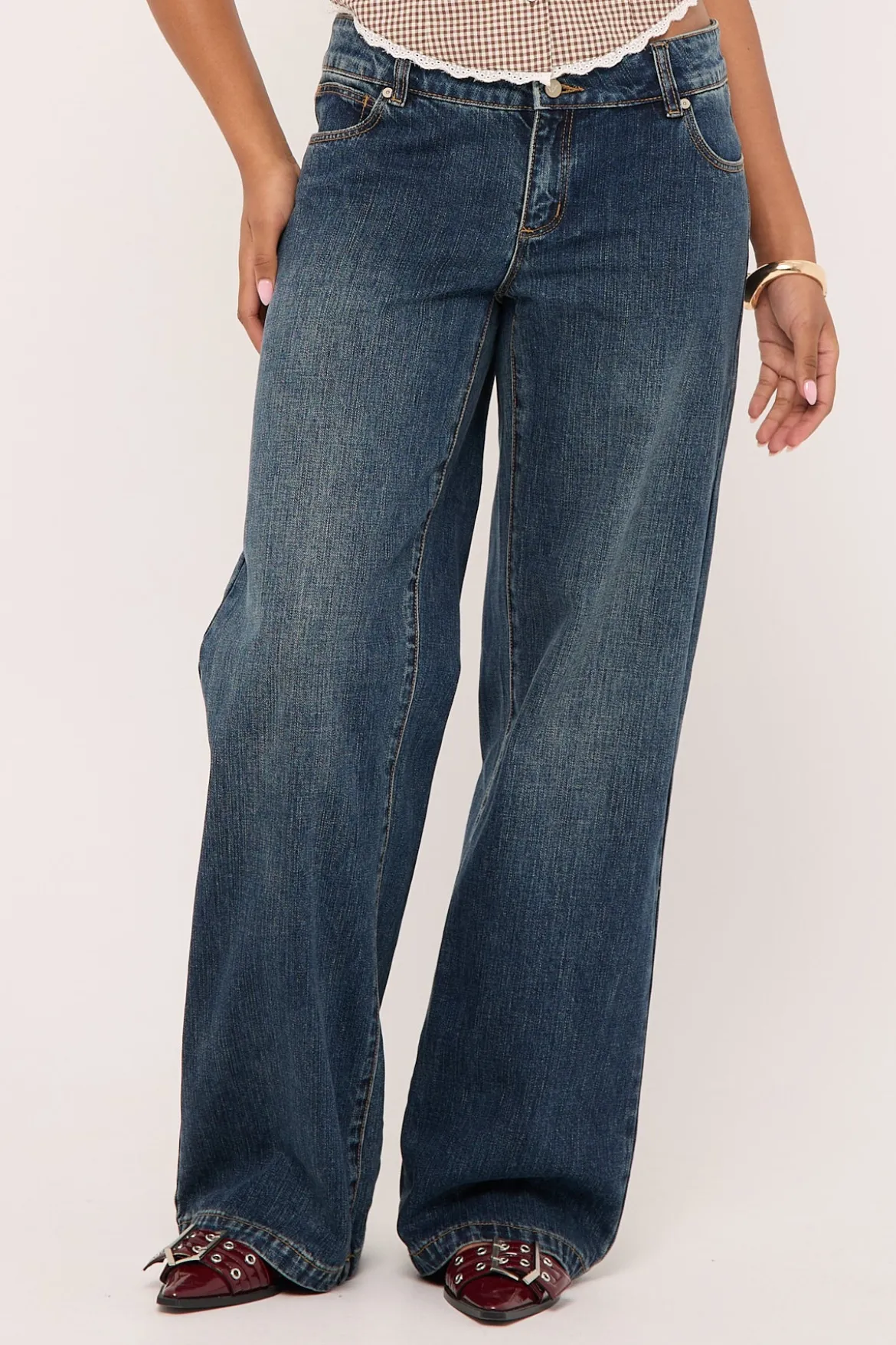 99 Low Rise Wide Jean Cory Indigo