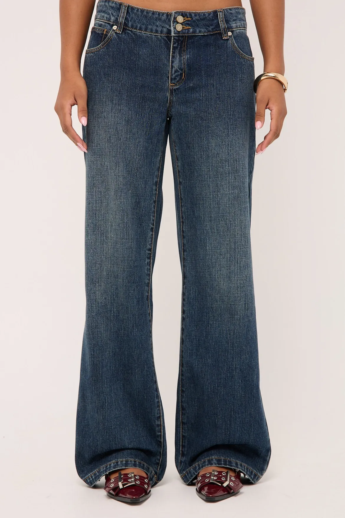 99 Low Rise Wide Jean Cory Indigo