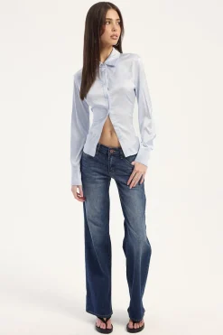 99 Low Wide Jean Paige Blue