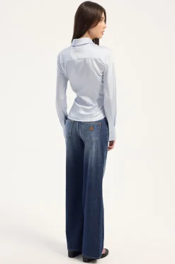 99 Low Wide Jean Paige Blue