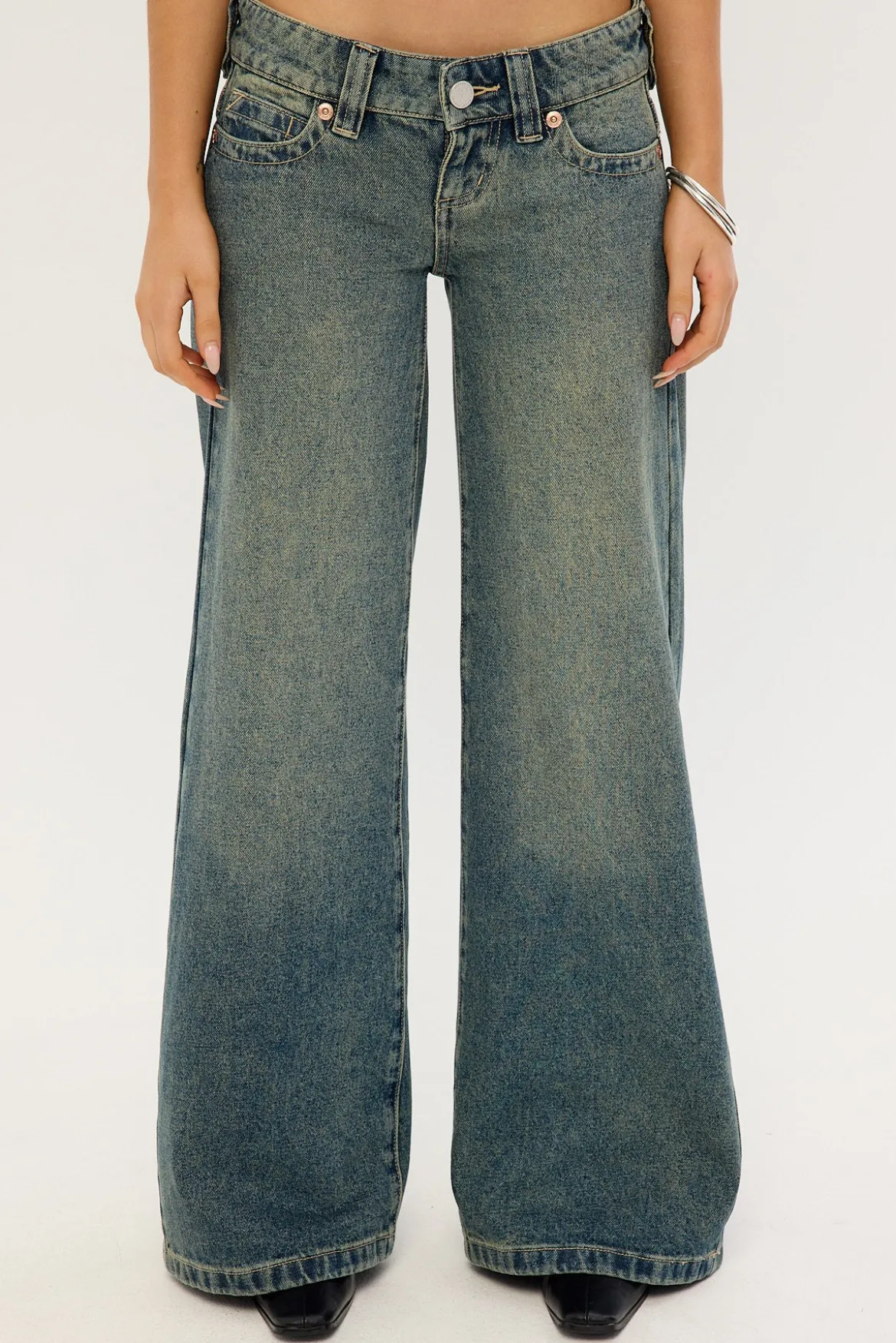 00 Low Wide Jean Zhali RCY Blue/Green
