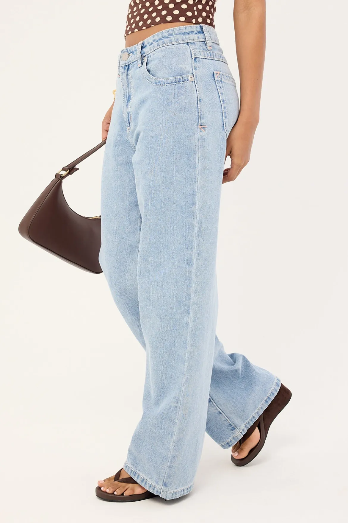95 Mid Baggy Jean Avril Blue