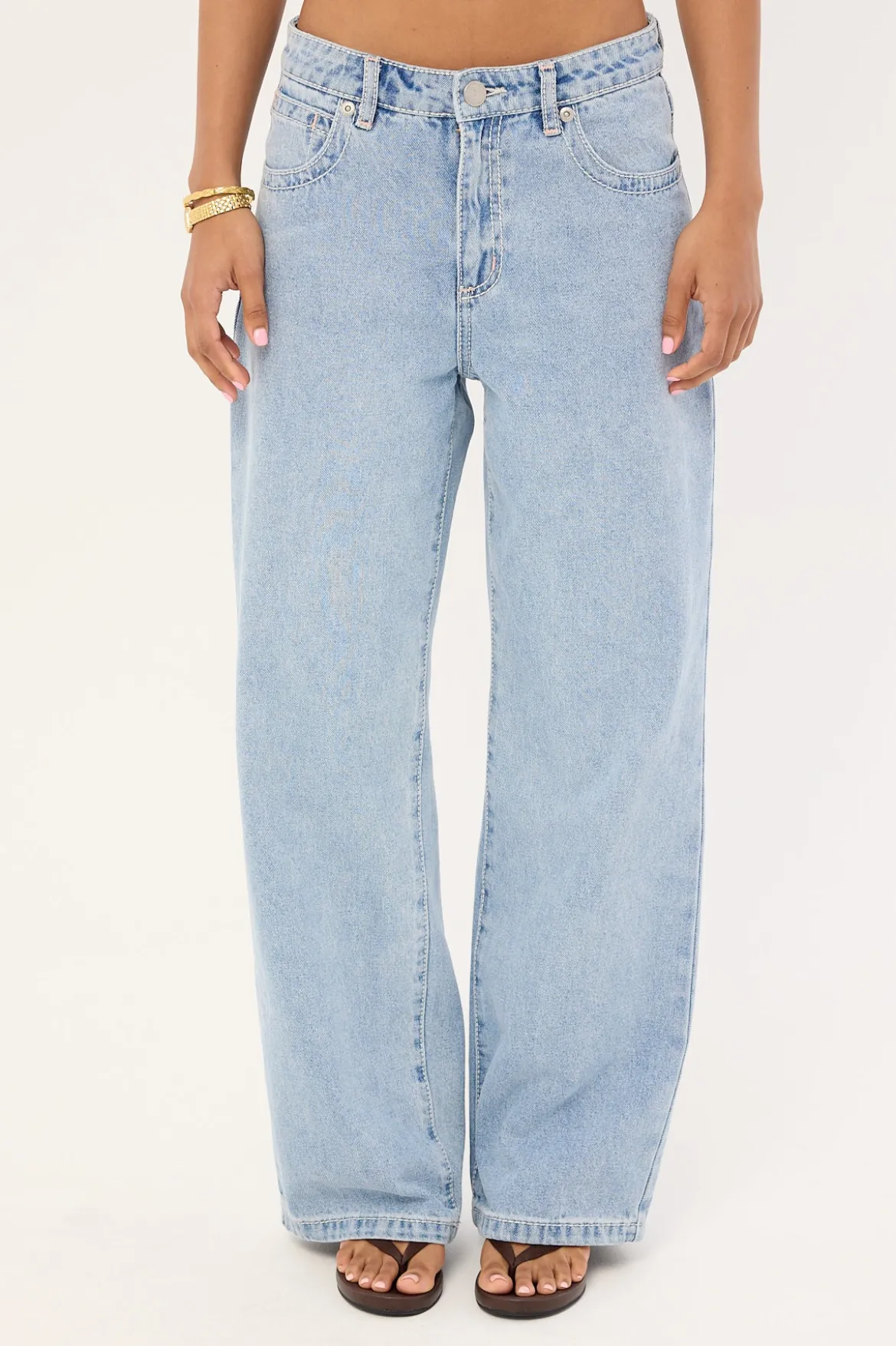 95 Mid Baggy Jean Avril Blue