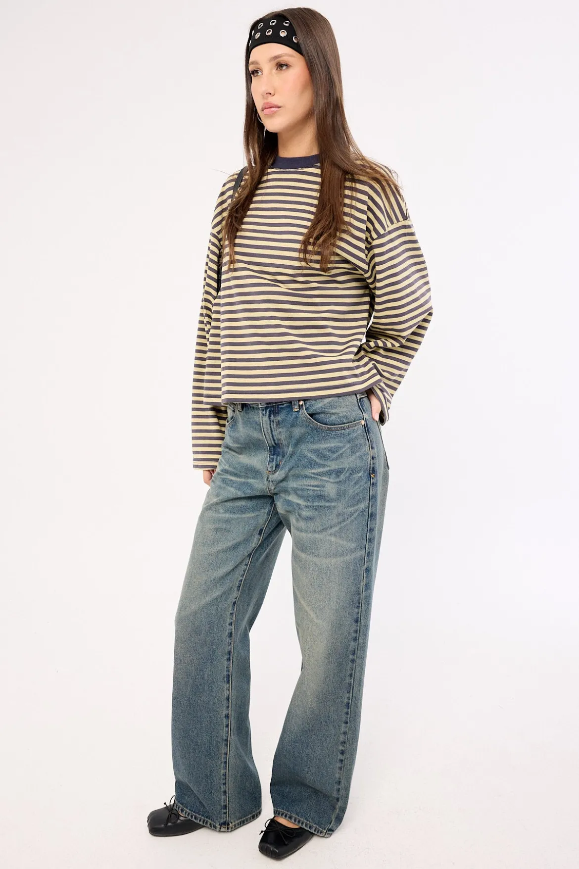 95 Mid Baggy Jean Lindsey Blue