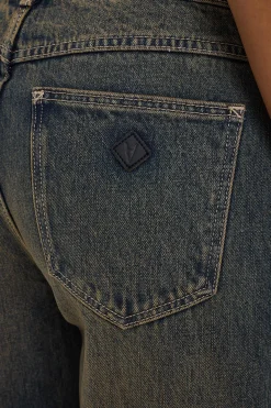 95 Mid Baggy Jean Quinn Worn Organic Blue/Brown