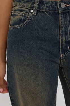 95 Mid Baggy Jean Quinn Worn Organic Blue/Brown