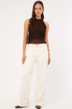 95 Mid Baggy Jean White Gold