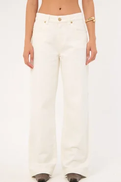 95 Mid Baggy Jean White Gold