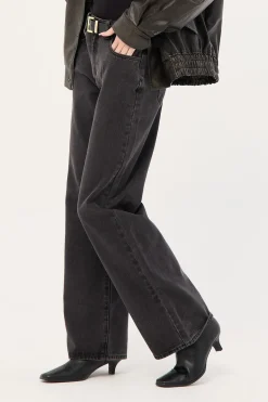 95 Mid Baggy Petite Jean Heidi Black