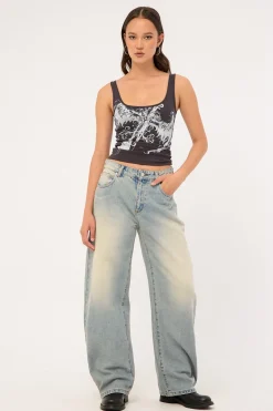 95 Mid Barrel Jean Alexis Bleach Blue