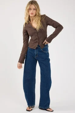 95 Mid Barrel Jean Tara Indigo
