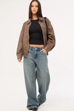 95 Mid Rise Baggy Jean Amber Washed Blue