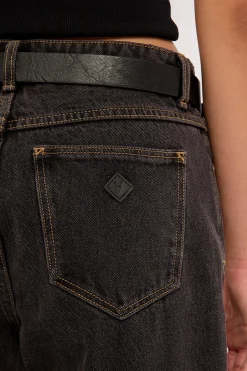 95 Mid Rise Baggy Jean Cara Organic Black