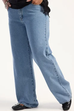 95 Mid Rise Baggy Jean Gigi Blue