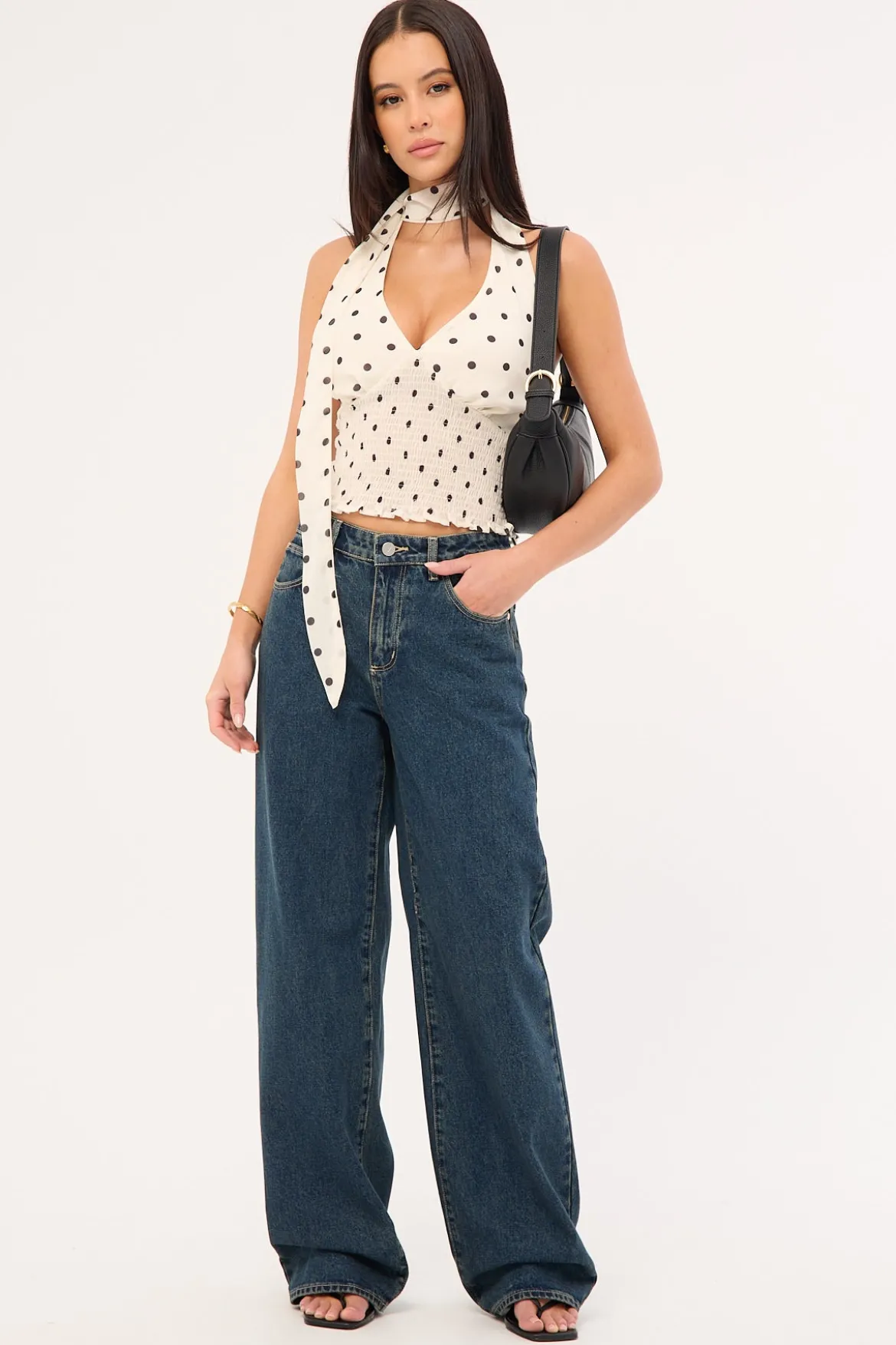 95 Mid Rise Baggy Jean Lola Deep Blue